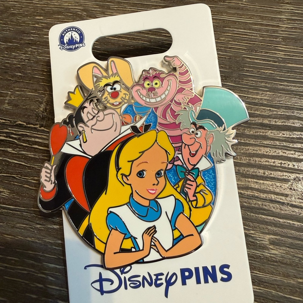 Disney Parks Alice in Wonderland Cast Pin